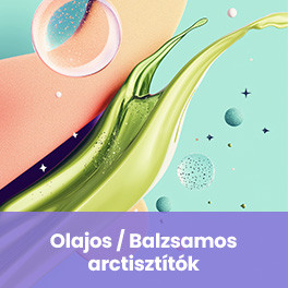 Olajos/balzsamos arctisztítók